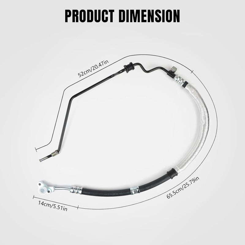 Dexepe Power Steering Pressure Hose Assembly compatible with Honda Odyssey V6 3.5L 2008-2010 Replace 53713SHJA02 - Image 4